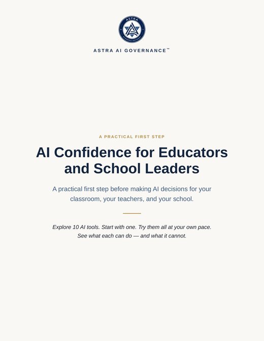 Cover of AI Confidence for Educators and School Leaders